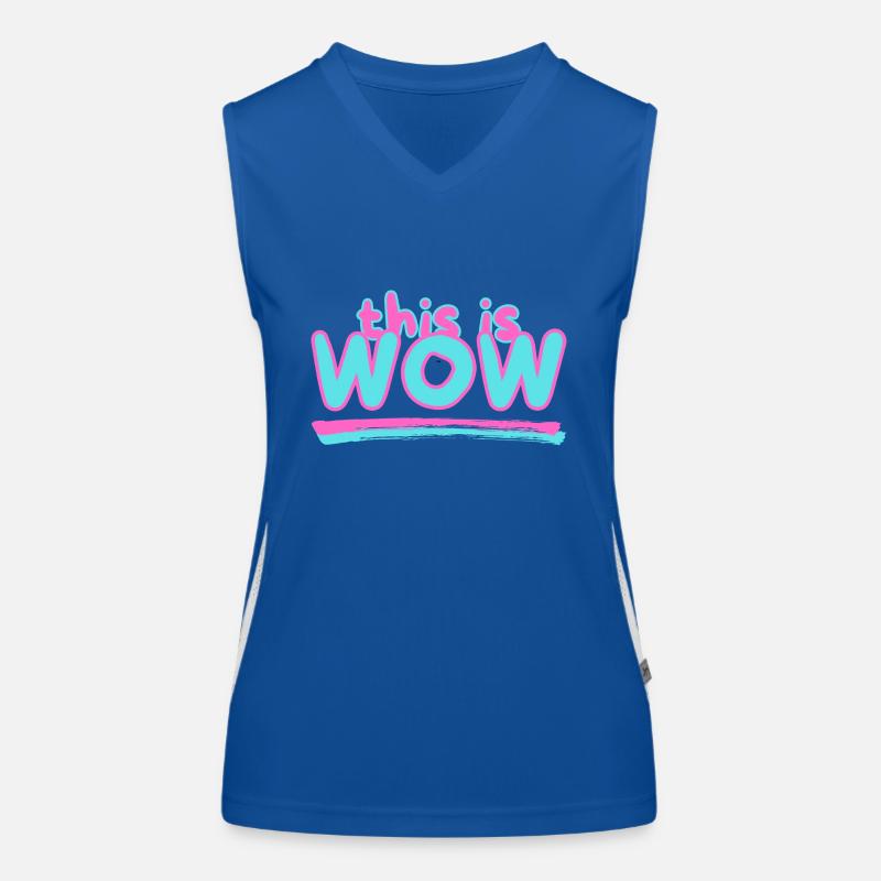 This is WOW Funktionelles Kontrast-Tank Top für Frauen