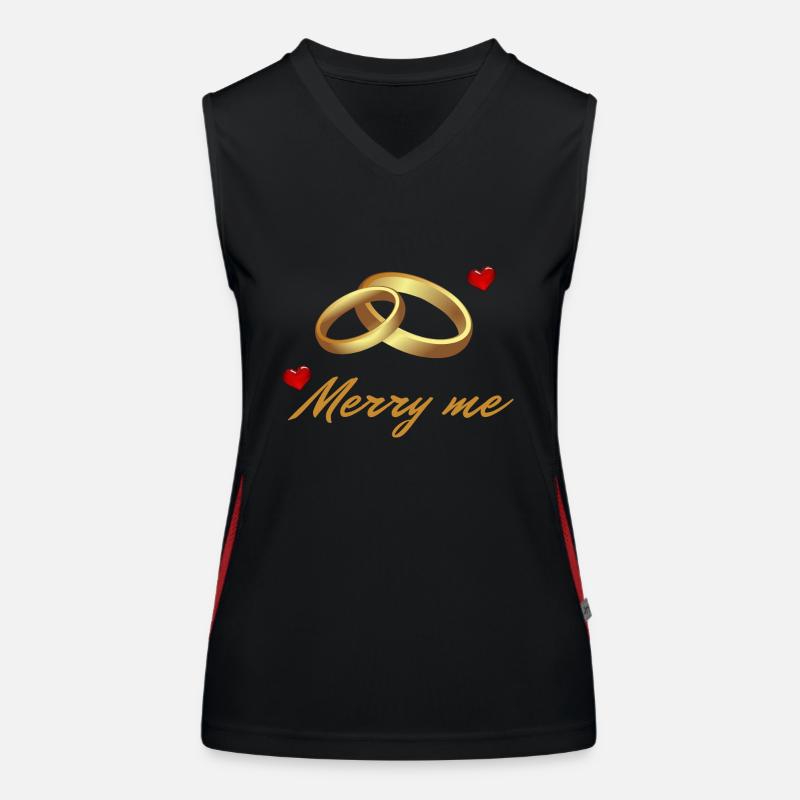 Merry me Funktionelles Kontrast-Tank Top für Frauen