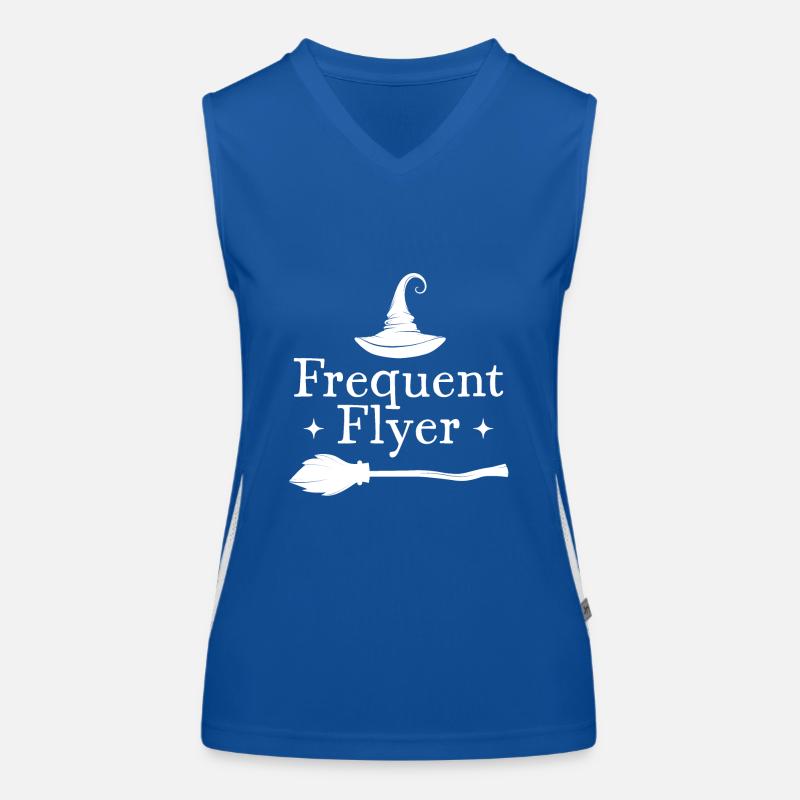 Frequent Flyer Halloween Débardeur respirant contrasté Femme