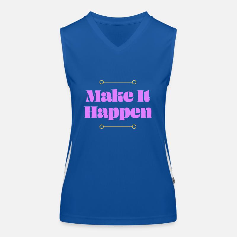 Make it Happen Women's Functional Contrast Tank Top