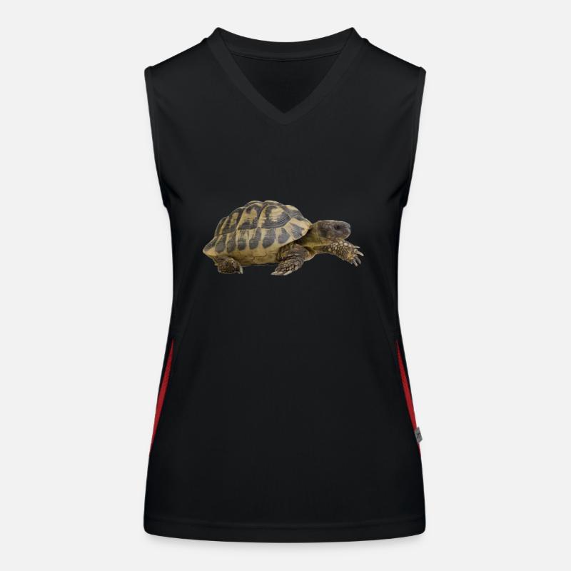turtle schildkroete tiere animals9 Funktionelles Kontrast-Tank Top für Frauen