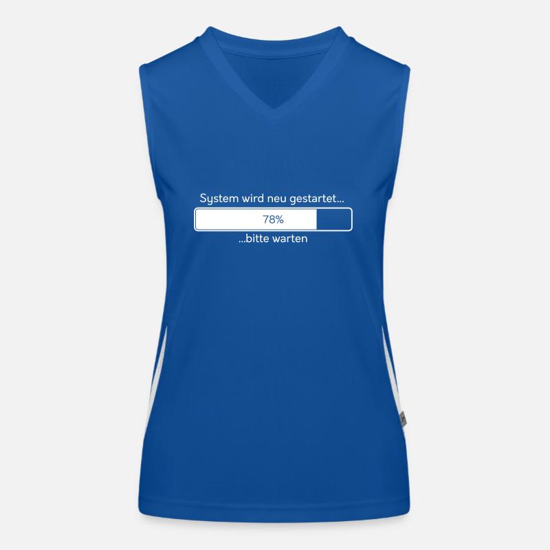 System Neustart Funktionelles Kontrast-Tank Top für Frauen
