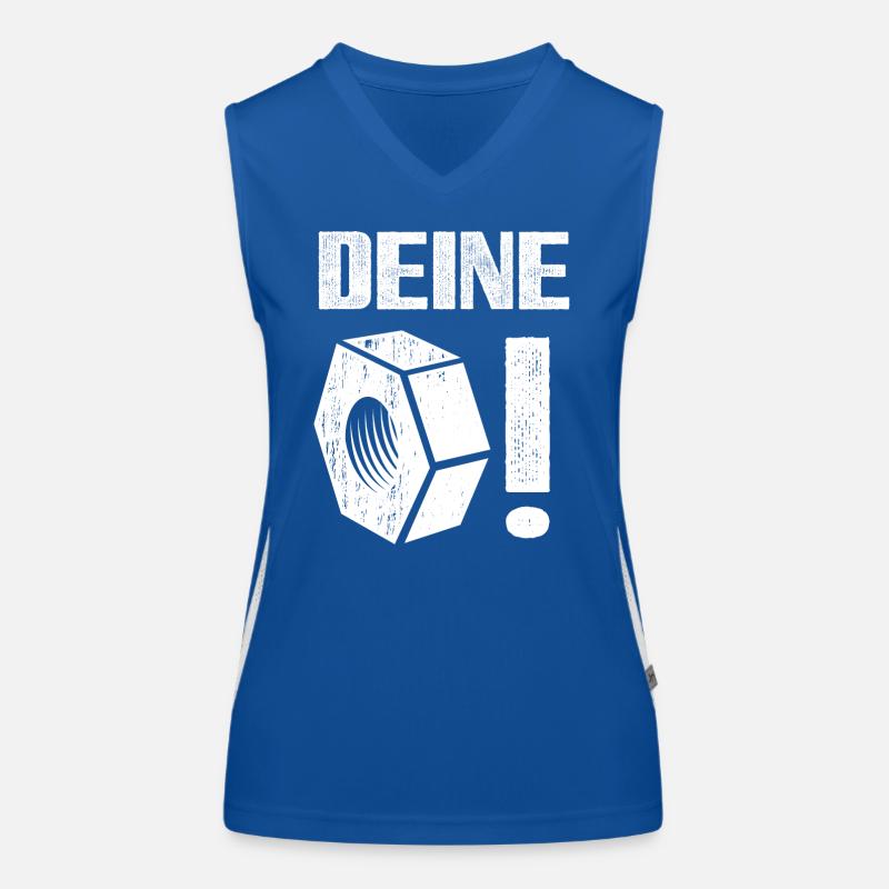 Deine Mutter! Funktionelles Kontrast-Tank Top für Frauen