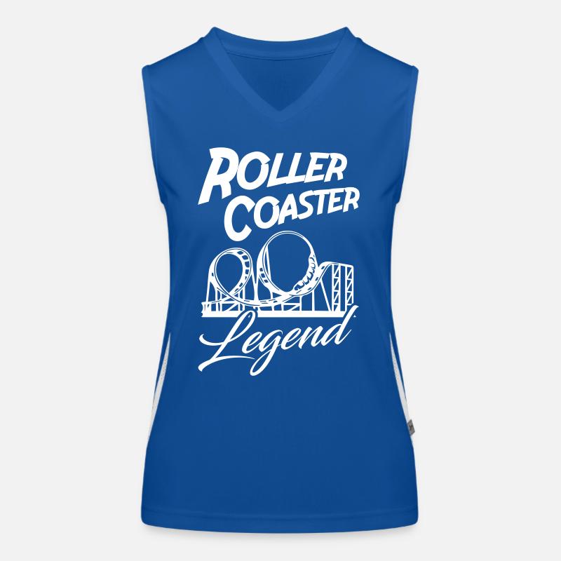 Roller Coaster Legend Women's Functional Contrast Tank Top