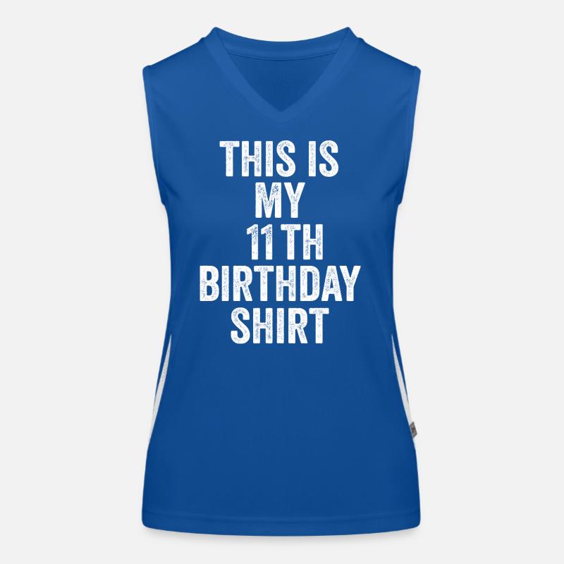 11. Jubiläum, 11. Jubiläumsgeschenk – 11. Jahresgeschenk Funktionelles Kontrast-Tank Top für Frauen