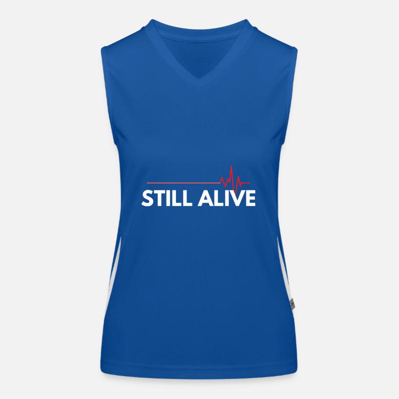 Still Alive Women's Functional Contrast Tank Top