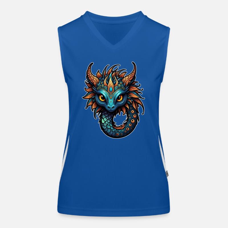 Lovable fantasy creature Women's Functional Contrast Tank Top