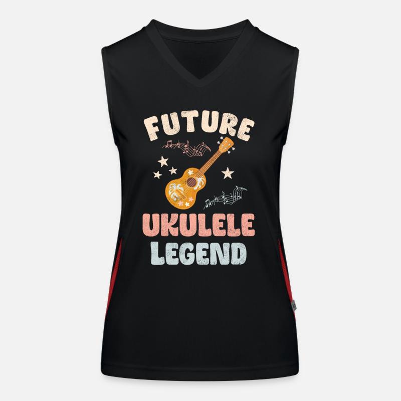 Future légende du ukulélé Débardeur respirant contrasté Femme