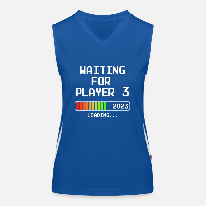 Waiting For Player 3 2023 Waiting Papa Loading Women's Functional Contrast Tank Top