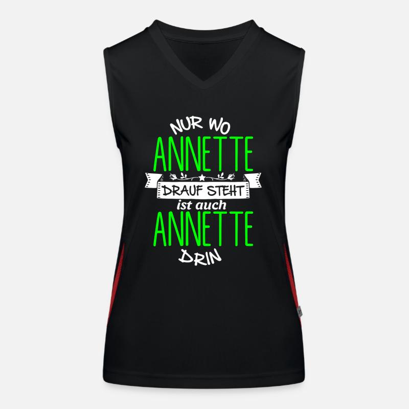 ANNETTE die Echte Funktionelles Kontrast-Tank Top für Frauen