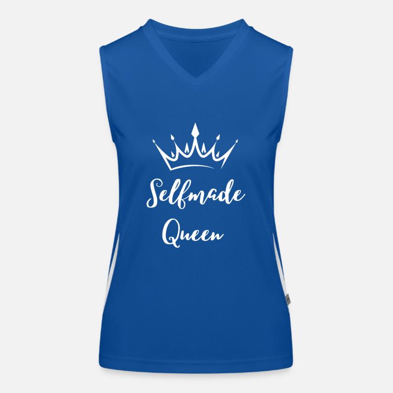 Selfmade Queen Funktionelles Kontrast-Tank Top für Frauen