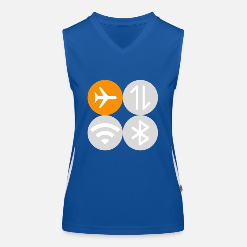 Quick Menu Flight Mode Women's Functional Contrast Tank Top