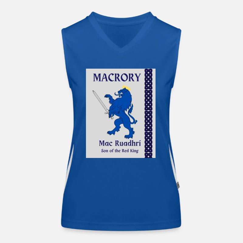 MACRORY COGNOME Top sportivo da donna in contrasto cromatico