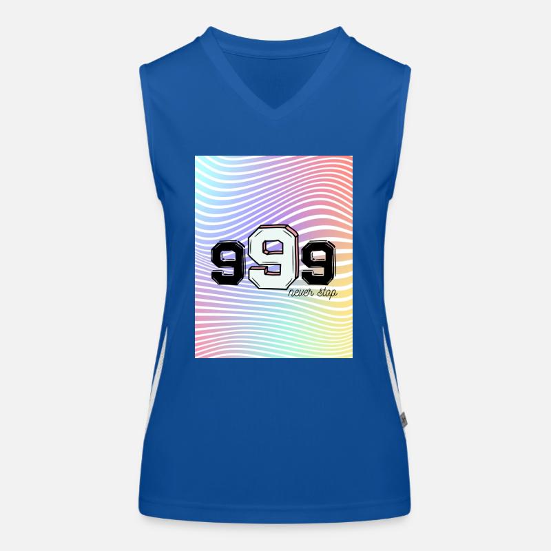 never stop Funktionelles Kontrast-Tank Top für Frauen