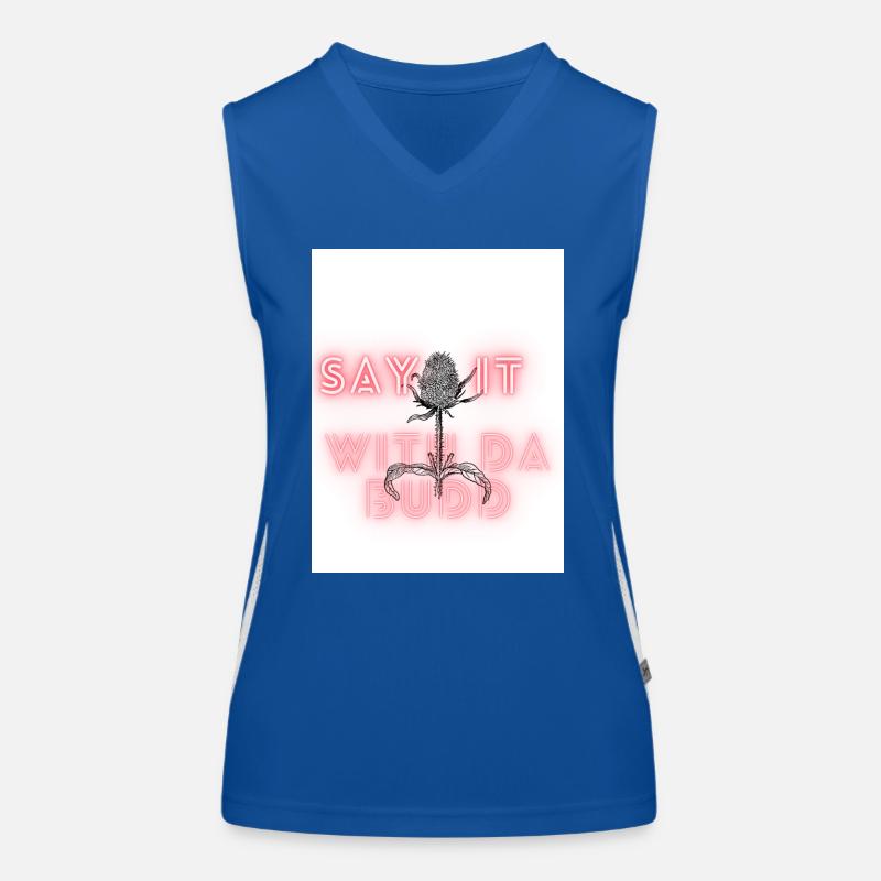 AVEC LES BOURGEONS Débardeur respirant contrasté Femme