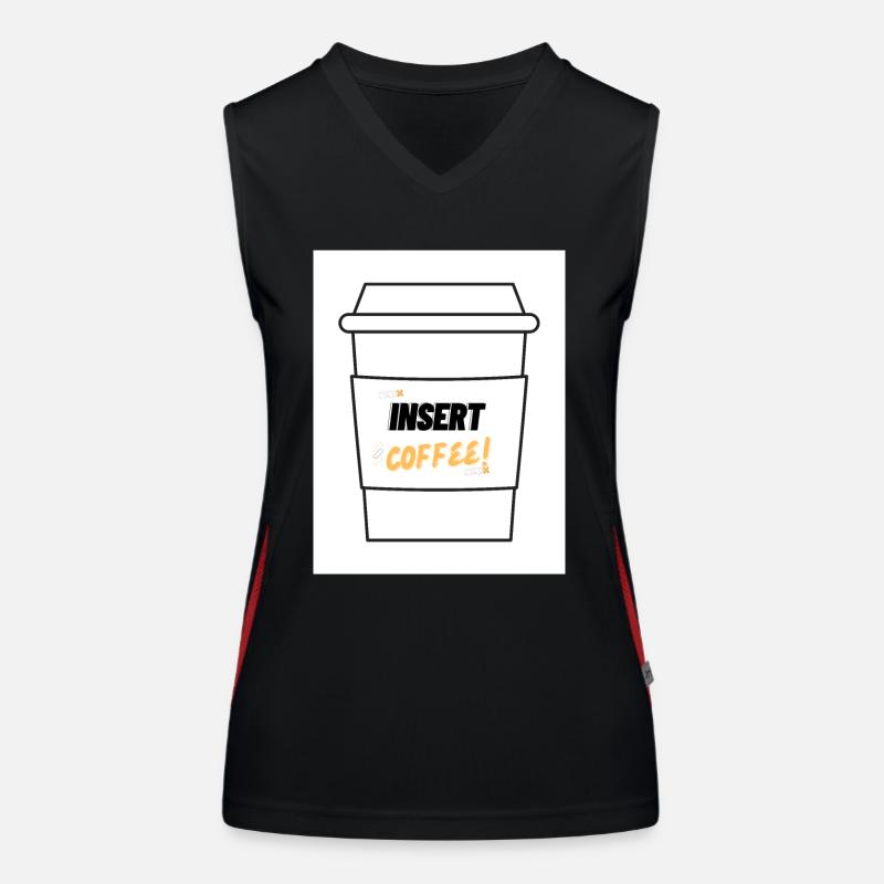 Insert Coffee Label LSHYBW Women's Functional Contrast Tank Top