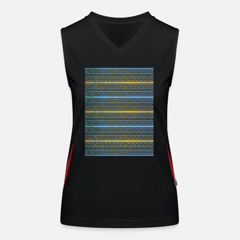 Indigenous Graphics Women's Functional Contrast Tank Top