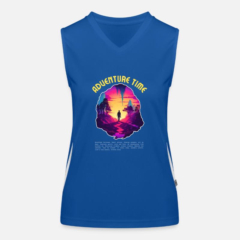 Temps d’aventure Débardeur respirant contrasté Femme