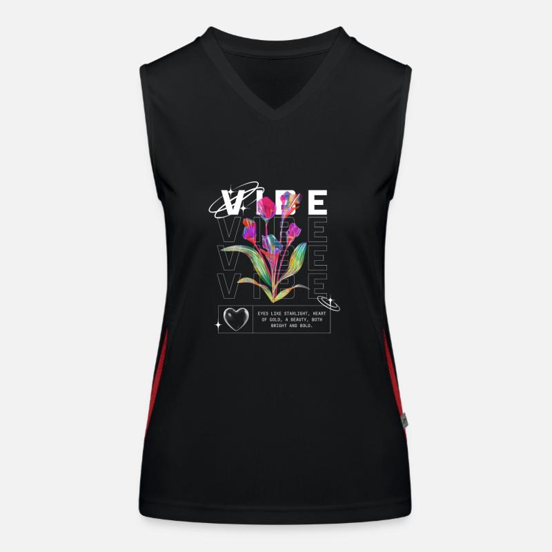 Sie hat eine Stimmung Funktionelles Kontrast-Tank Top für Frauen