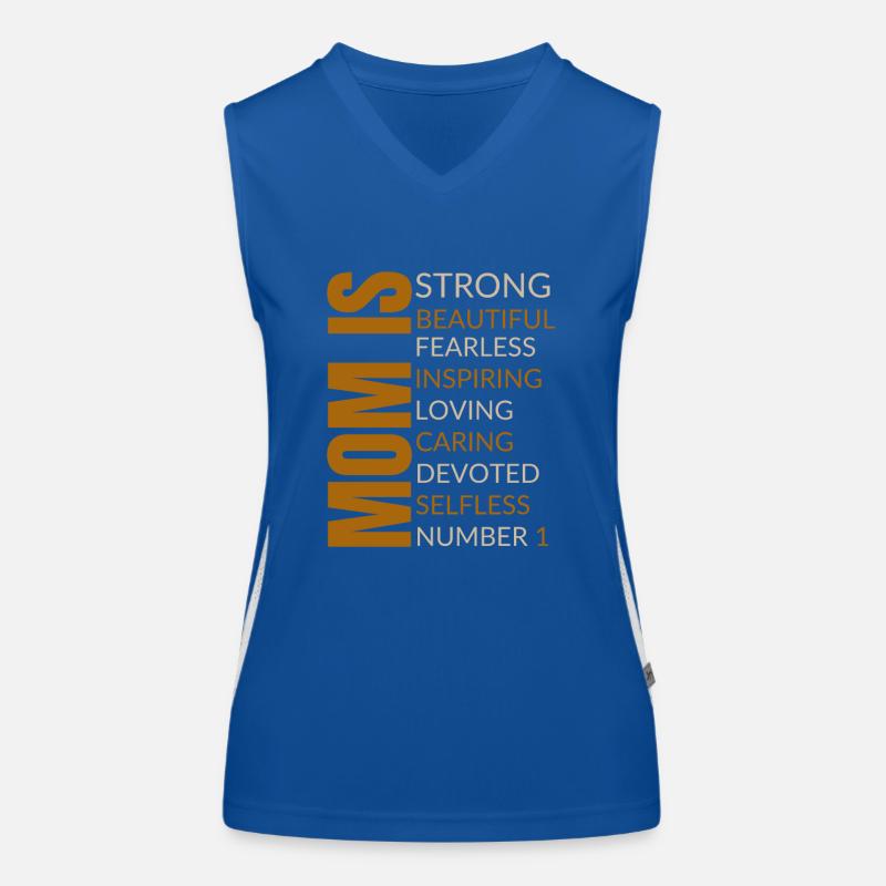 Mama ist Muttertag T-Shirt Geschenkidee Beste Mama Funktionelles Kontrast-Tank Top für Frauen