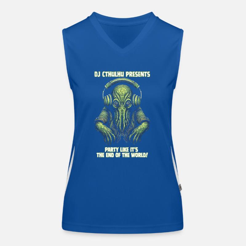 DJ Cthulhu présente Débardeur respirant contrasté Femme