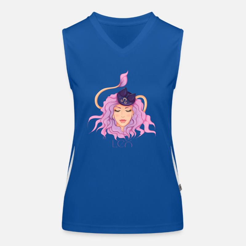 Löwe Funktionelles Kontrast-Tank Top für Frauen