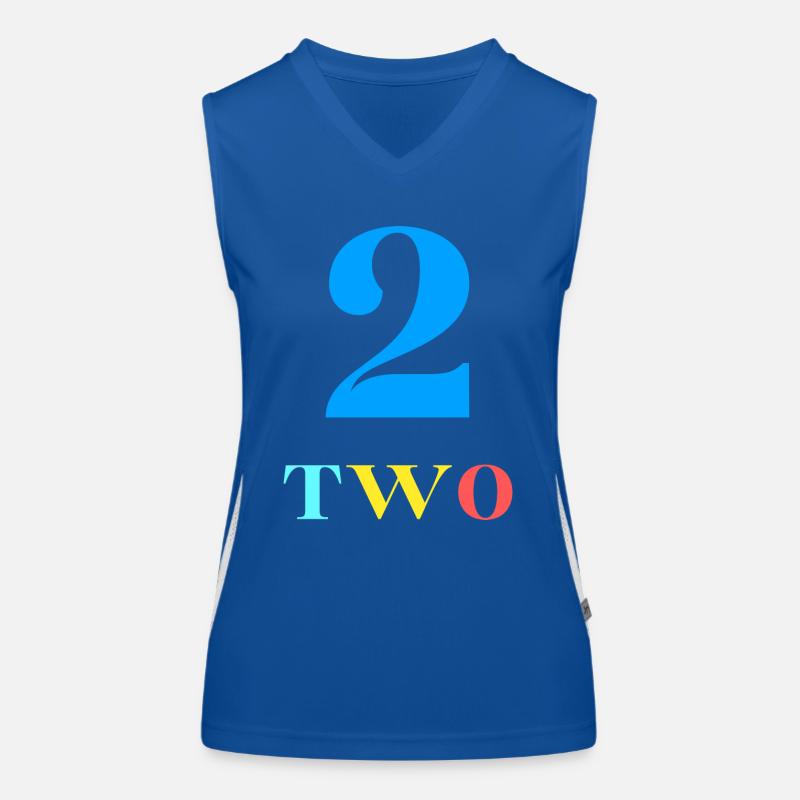 Zwei-2-jähriges Jubiläum Funktionelles Kontrast-Tank Top für Frauen
