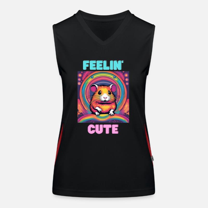 Se sentir mignon Débardeur respirant contrasté Femme