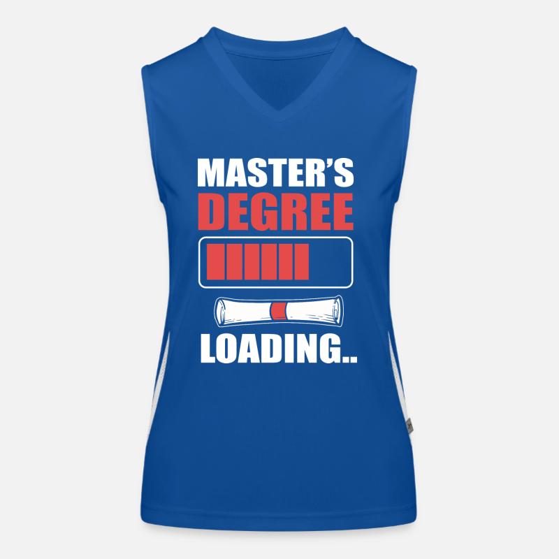 Master Studium Abschlussfeier Funktionelles Kontrast-Tank Top für Frauen