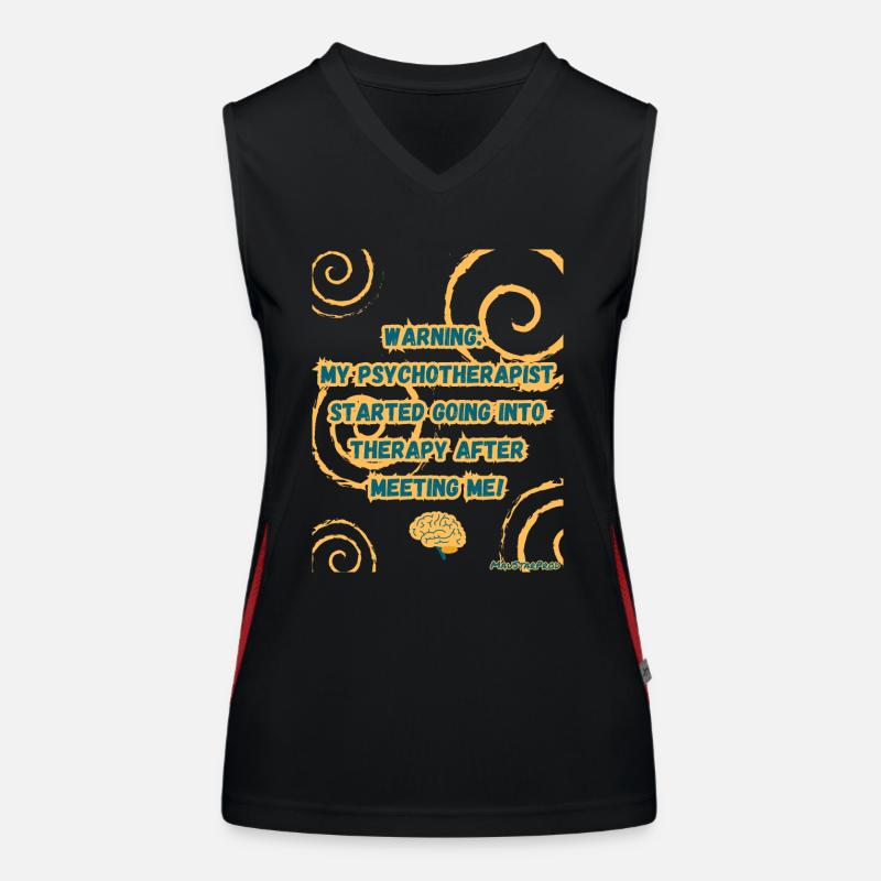 Moi et mon analyste Débardeur respirant contrasté Femme