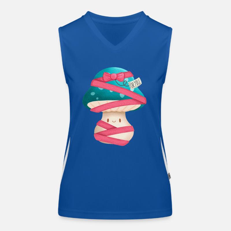süßes Pilz-Valentinstagsgeschenkfür Sie Funktionelles Kontrast-Tank Top für Frauen