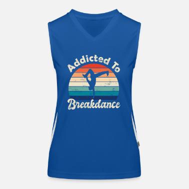 Breakdance Débardeur respirant contrasté Femme