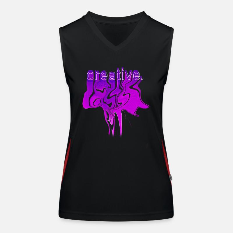 Creative Women's Functional Contrast Tank Top