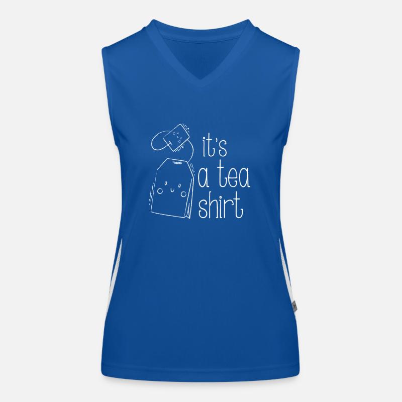 It's a Tea Shirt - fun drinking design Funktionelles Kontrast-Tank Top für Frauen