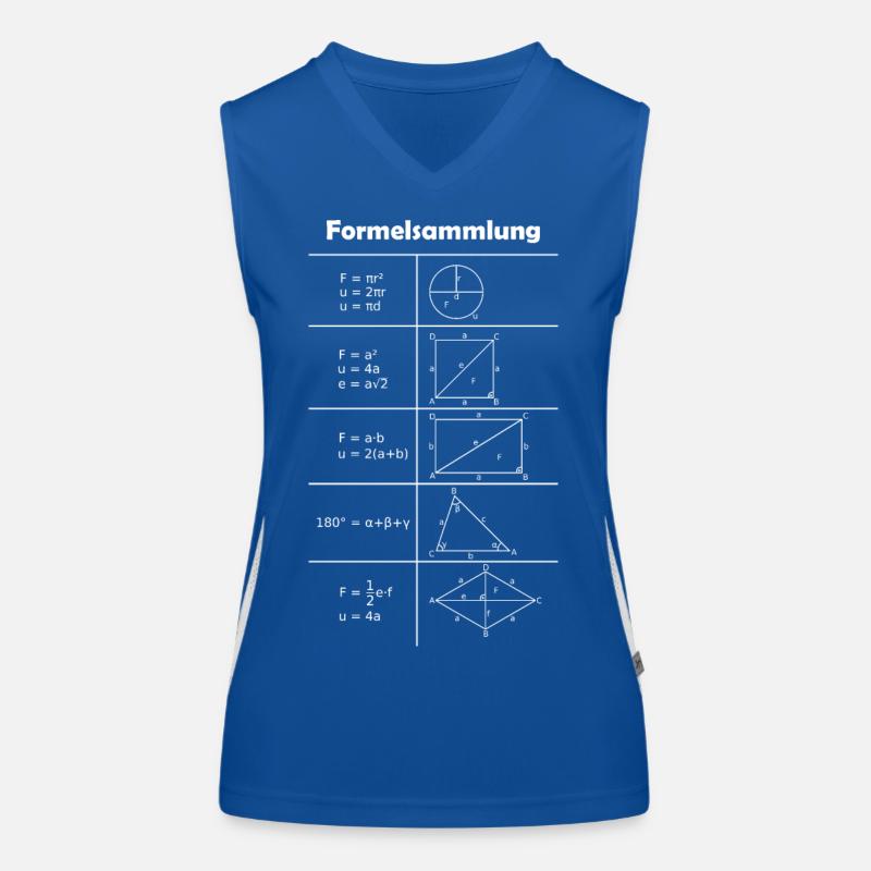 Formulaire / Math Débardeur respirant contrasté Femme