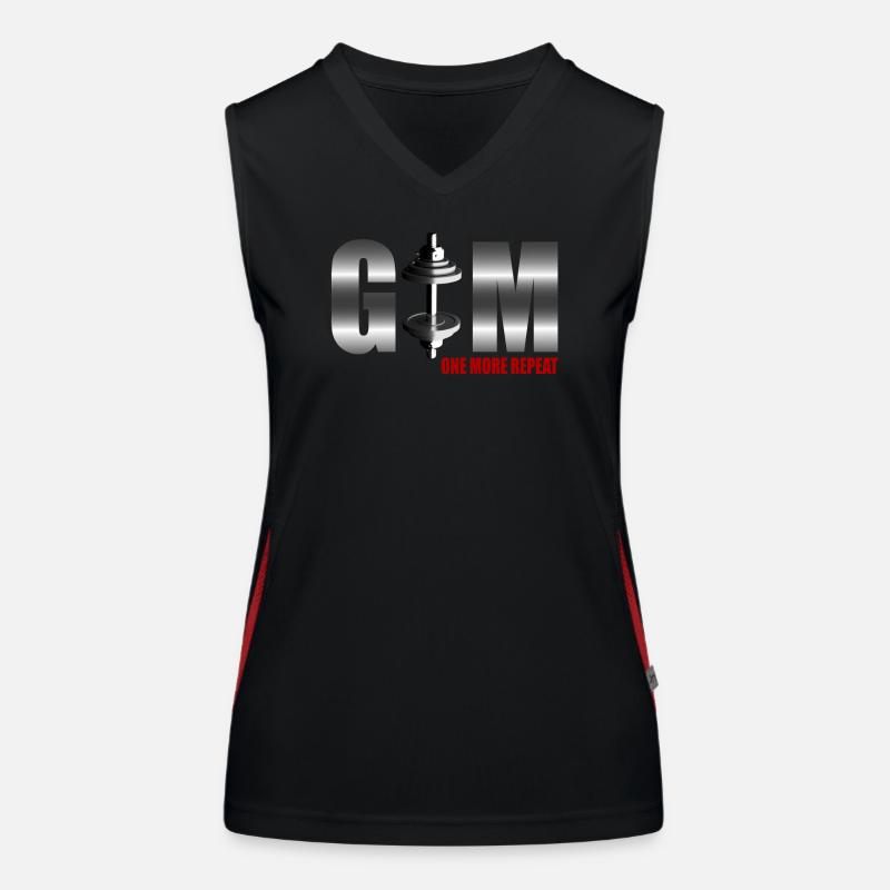 Gym One More Repeat Funktionelles Kontrast-Tank Top für Frauen