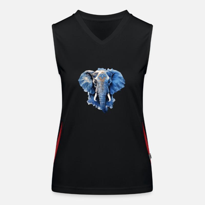 Éléphant Débardeur respirant contrasté Femme