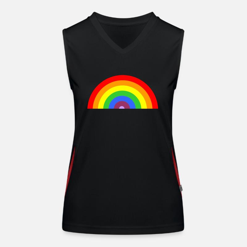 rainbow Women's Functional Contrast Tank Top