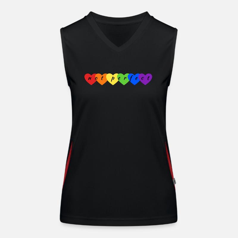 Not perfect Funktionelles Kontrast-Tank Top für Frauen