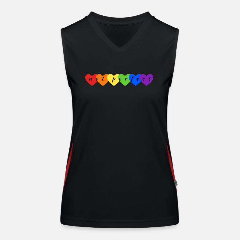 Not perfect Funktionelles Kontrast-Tank Top für Frauen