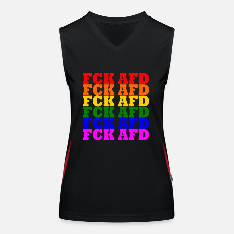 Fck afd Funktionelles Kontrast-Tank Top für Frauen