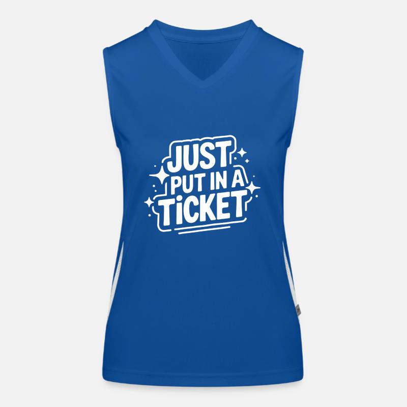 Technischer Support Computerfreak Nerd Funktionelles Kontrast-Tank Top für Frauen