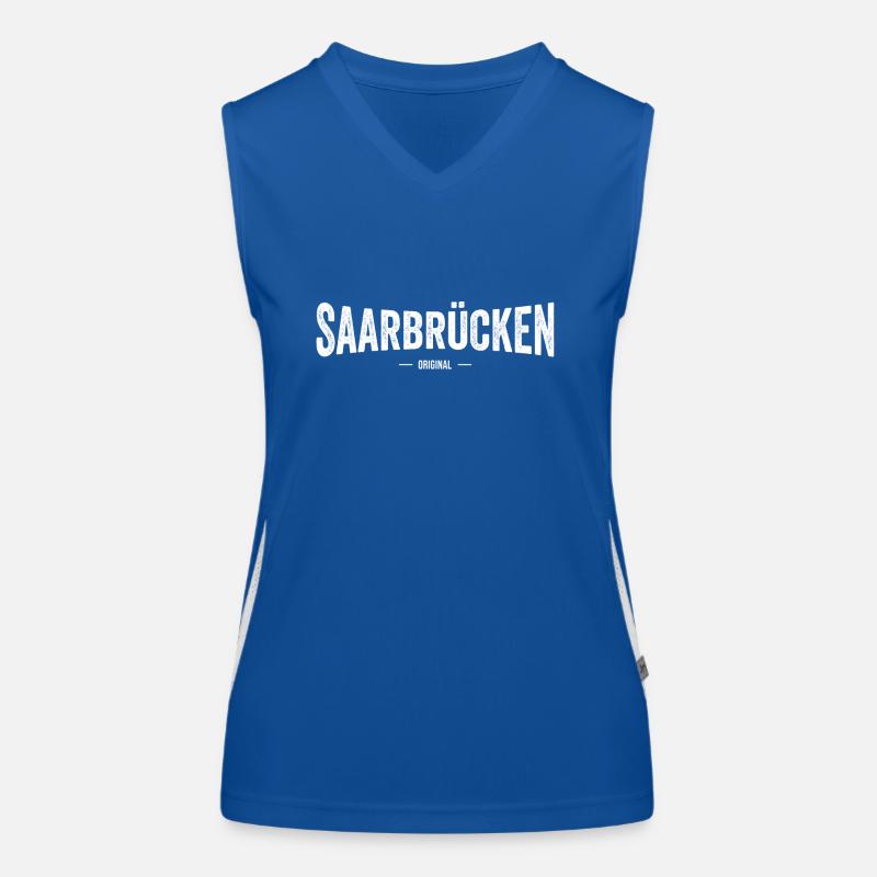 Saarbrücken Original Funktionelles Kontrast-Tank Top für Frauen