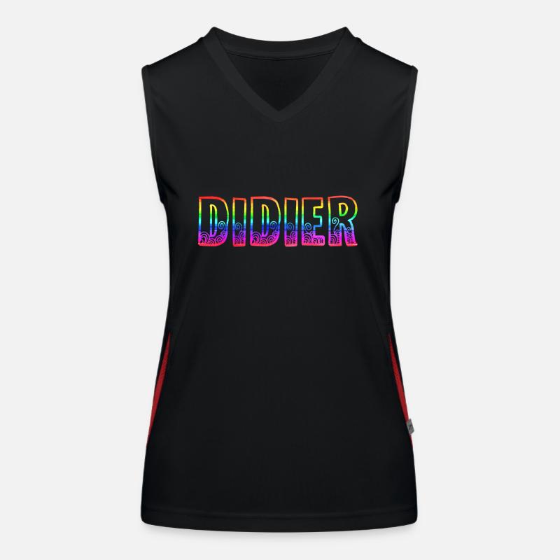 didier rs arc-en-ciel Débardeur respirant contrasté Femme
