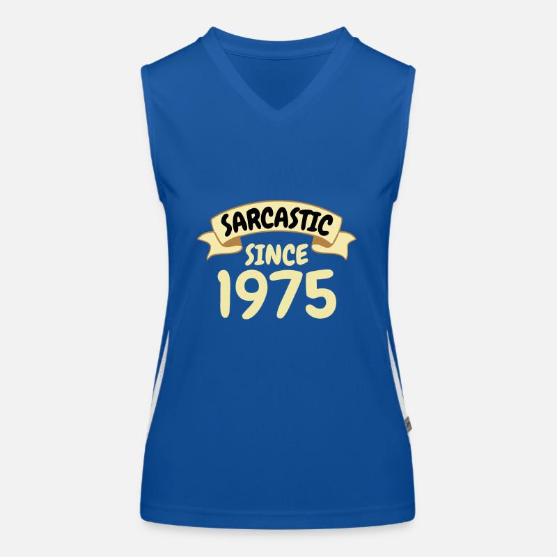 48 Jahre Geburtstag Geschenk Sarkastisch seit 1975 Funktionelles Kontrast-Tank Top für Frauen