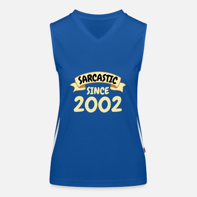 21 Jahre Geburtstag Geschenk Sarkastisch seit 2002 Funktionelles Kontrast-Tank Top für Frauen