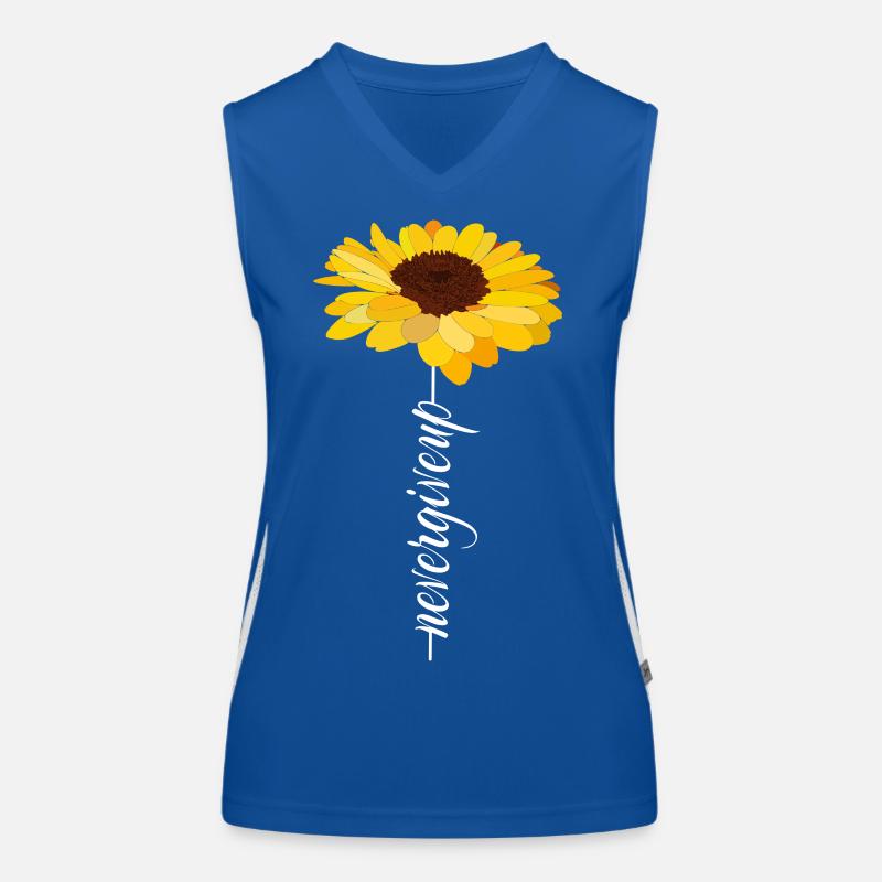 never give up Women's Functional Contrast Tank Top