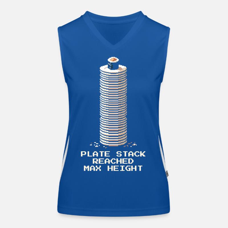 Tellerstapel Maximum | Running Sushi Funktionelles Kontrast-Tank Top für Frauen