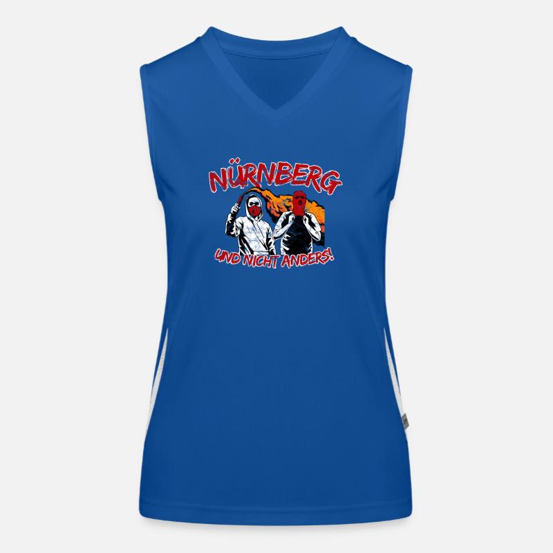 Nürnberg und nicht anders UPDATE Funktionelles Kontrast-Tank Top für Frauen