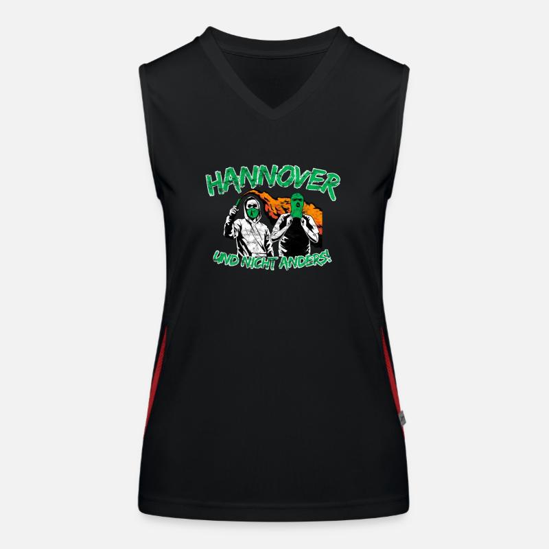 Hannover und nicht anders UPDATE Funktionelles Kontrast-Tank Top für Frauen